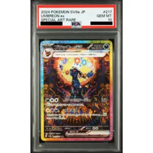Pokemon TCG Umbreon ex SAR sv8a 217 - PSA10